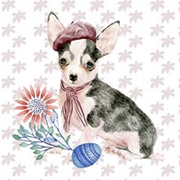 Easter Pups II Framed Print