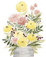 Blush Bouquet II Framed Print