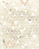 Pattern Intersect II Framed Print