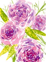 Bouquet Rose II Framed Print