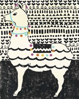 Party Llama II Framed Print