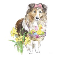 Easter Pups II Fine Art Print