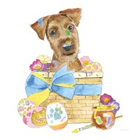 Easter Pups III Fine Art Print