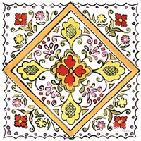 Sunny Bouquets V Fine Art Print