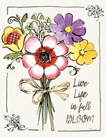 Sunny Bouquets III Fine Art Print