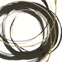 Gilded Enso II Framed Print
