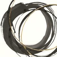 Gilded Enso I Framed Print