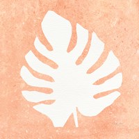 Tropical Fun Palms Silhouette II Framed Print