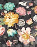 Garden of Delight Black III Fine Art Print