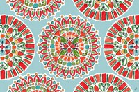 Holiday Wings VII Blue Framed Print