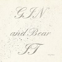 Shot Fetish Quotes IX Light Silver Fine Art Print