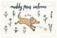 Dogs in the Garden I Fine Art Print