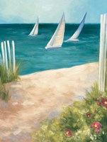 Regatta II Crop Framed Print