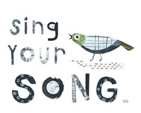 Bird Words III Fine Art Print