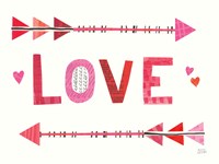 Love Words III Framed Print