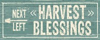 Harvest Signs VI Framed Print