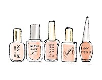 Beauty and Sass Pink I Framed Print