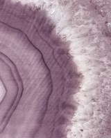 Agate Geode II Plum Fine Art Print