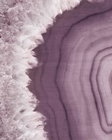 Agate Geode I Plum Fine Art Print