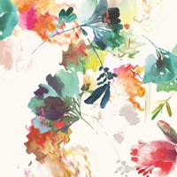 Glitchy Floral II Fine Art Print