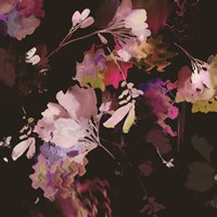 Glitchy Floral IV Fine Art Print