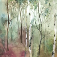 Birch in the Fog I Fine Art Print