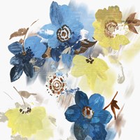 Glitchy Floral I Framed Print