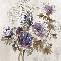Plum Floral I Fine Art Print