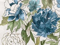 Blue Floral III Fine Art Print