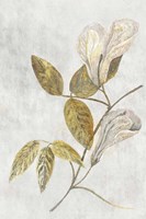 Botanical Gold on White III Fine Art Print