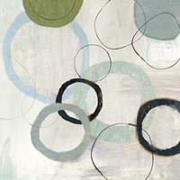 Blue Circles II Fine Art Print