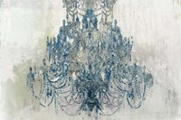 Blue Chandelier Fine Art Print