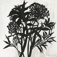 Black Foliage Fine Art Print