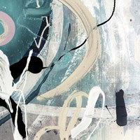 Tangled III Teal Fine Art Print