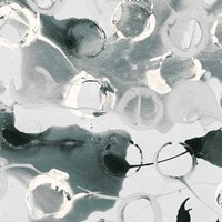 Teal Spatter I Fine Art Print