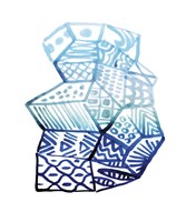 Ombre Locking II Fine Art Print