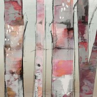 Sunset Birch II Fine Art Print