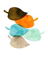 Mod Leaves II Fine Art Print