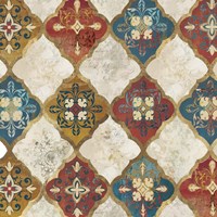 Moroccan Spice Tiles I Fine Art Print