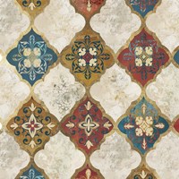 Moroccan Spice Tiles II Framed Print