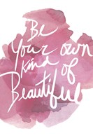 Watercoulours Pink Type II Fine Art Print