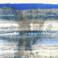Blue Swim I Fine Art Print