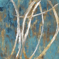 Teal Abstract II Fine Art Print