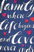 Family Love I Fine Art Print