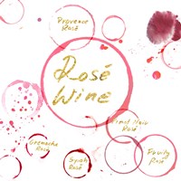 Rose Wine Framed Print