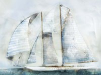Sailboat Blues II Fine Art Print
