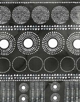 African I Black Version Framed Print