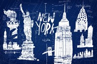 New York Blue Fine Art Print