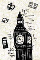 London Gold II Fine Art Print