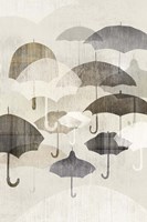 Umbrella Rain II Fine Art Print